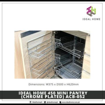 Ideal Home 450 Mini Pantry (Chrome Plated) ACB-052