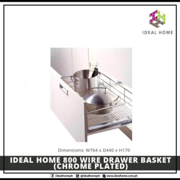 Ideal Home 800 Wire Drawer Basket (Chrome Plated)