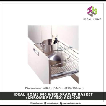 Ideal Home 900 Wire Drawer Basket (Chrome Plated) ACB-009