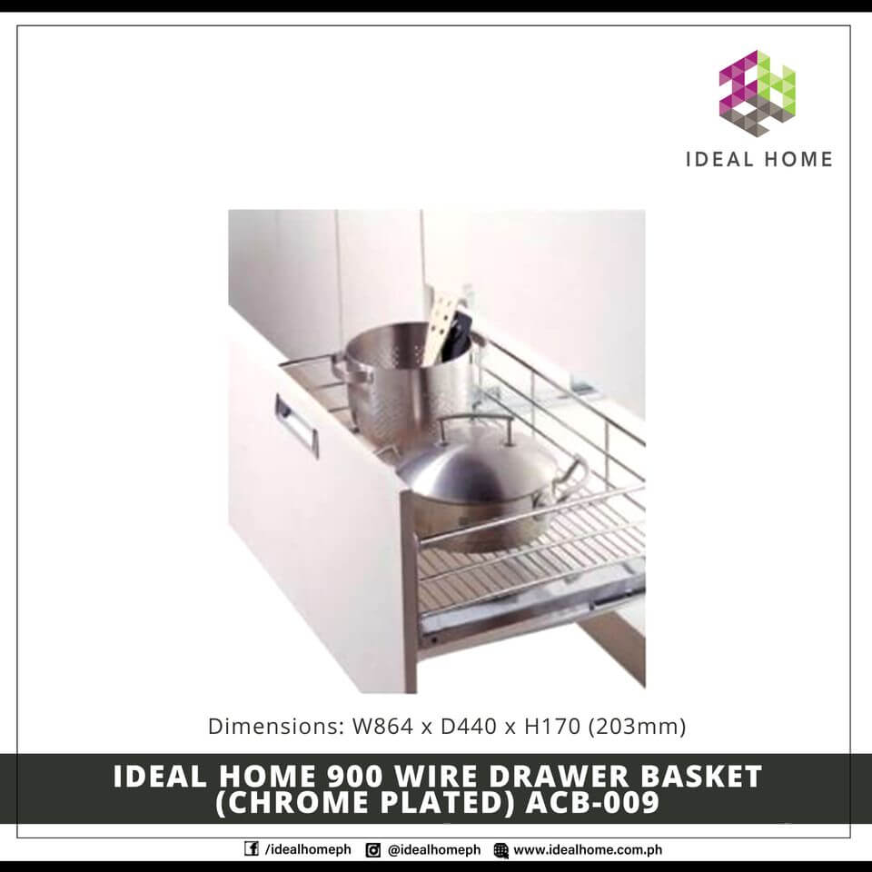 900 Wire Drawer Basket (Chrome Plated) ACB-009