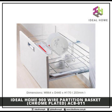 Ideal Home 900 Wire Partition Basket (Chrome Plated) ACB-011
