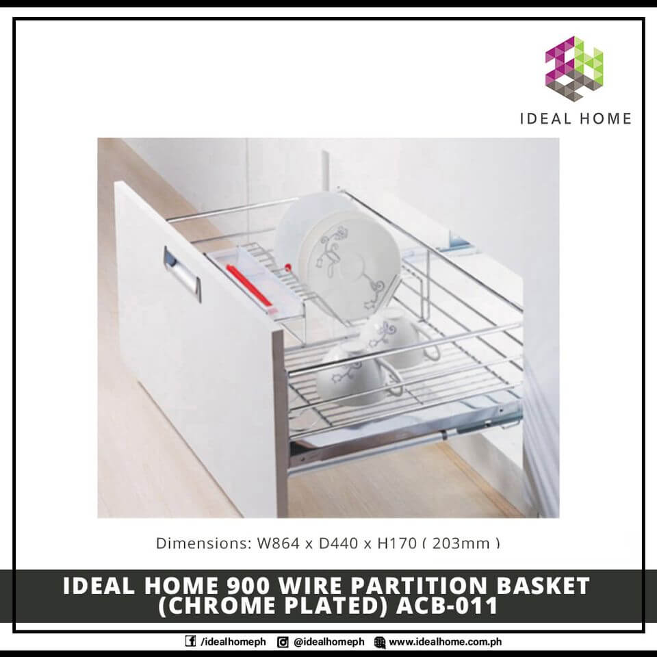 900 Wire Partition Basket (Chrome Plated) ACB-011