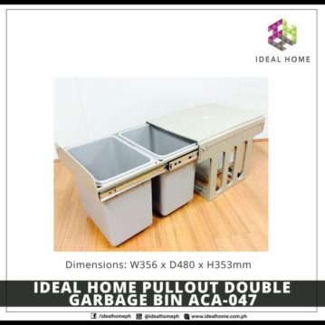 Ideal Home Pullout Double Garbage Bin ACA-047
