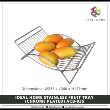 Ideal Home Stainless Fruit Tray (Chrome Plate) ACB-035