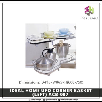 Ideal Home UFO Corner Basket (Left) ACB-007