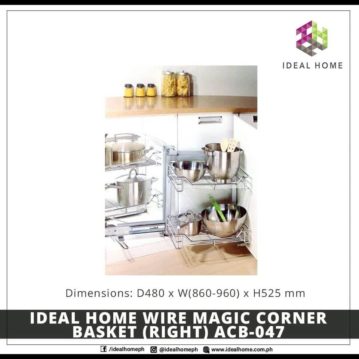Ideal Home Wire Magic Corner Basket Right ACB-047