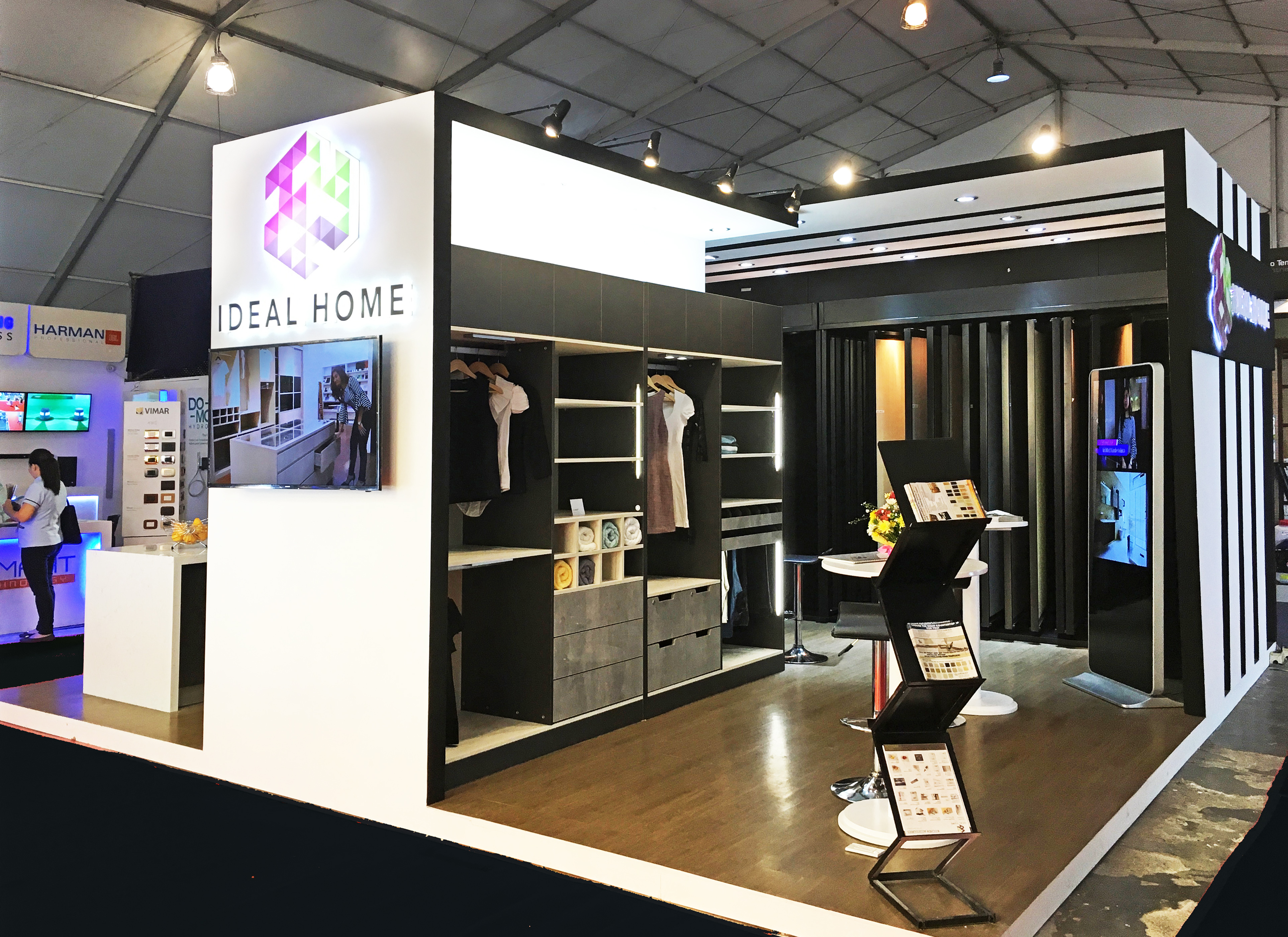 Ideal Home Showcases Modern Custom Modular Cabinets at Worldbex (2018)