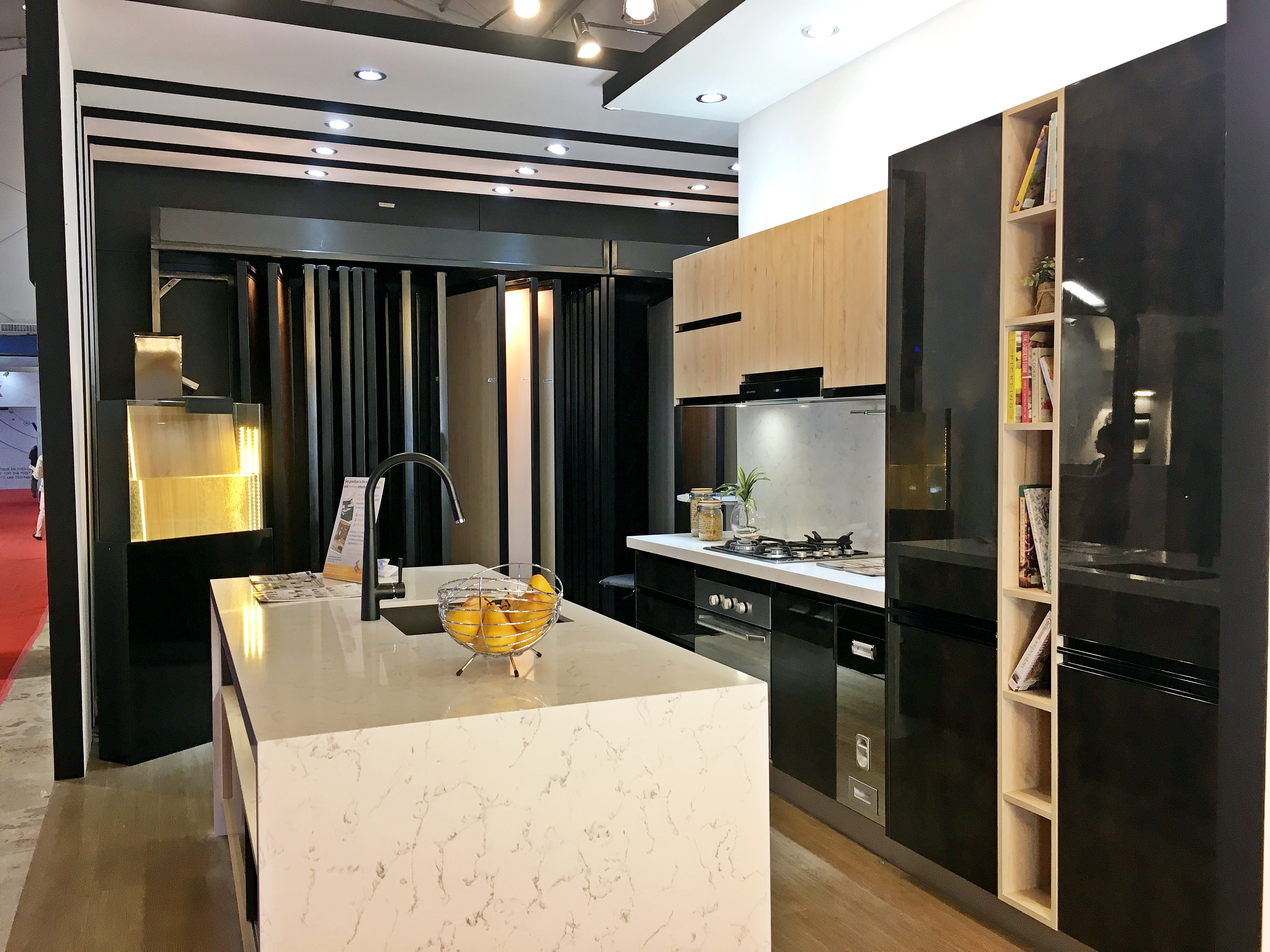 Ideal Home Showcases Modern Custom Modular Cabinets at Worldbex (2018)