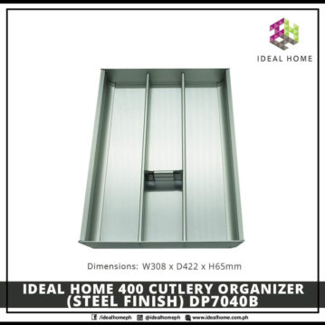 Ideal Home 400 Cutlery Organizer (Steel Finish) DP7040B