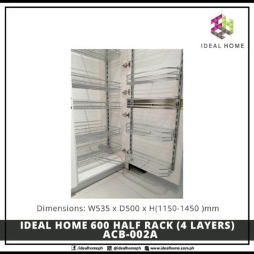 Ideal Home 600 Half Rack (4 Layers) ACB-002A