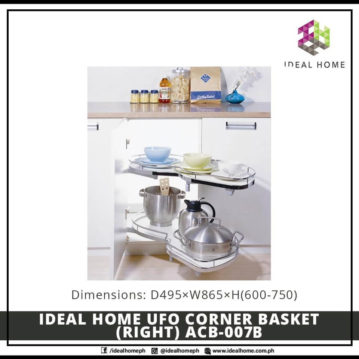 Ideal Home UFO Corner Basket (Right) ACB-007B