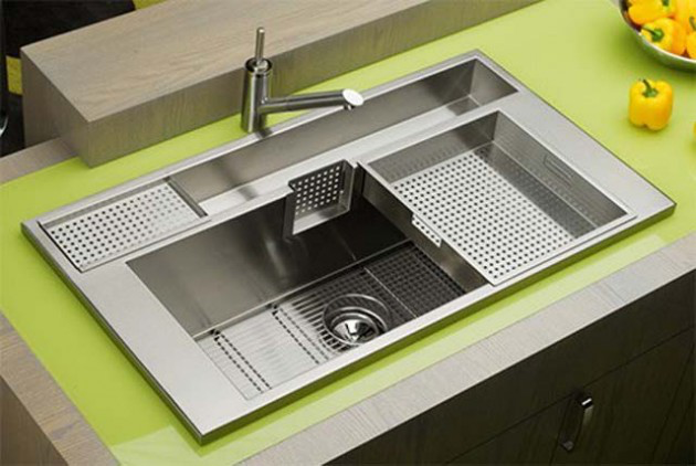 Storage For Your Sink Base  Modern kitchen sinks, Kitchen sink design,  Modular kitchen cabinets