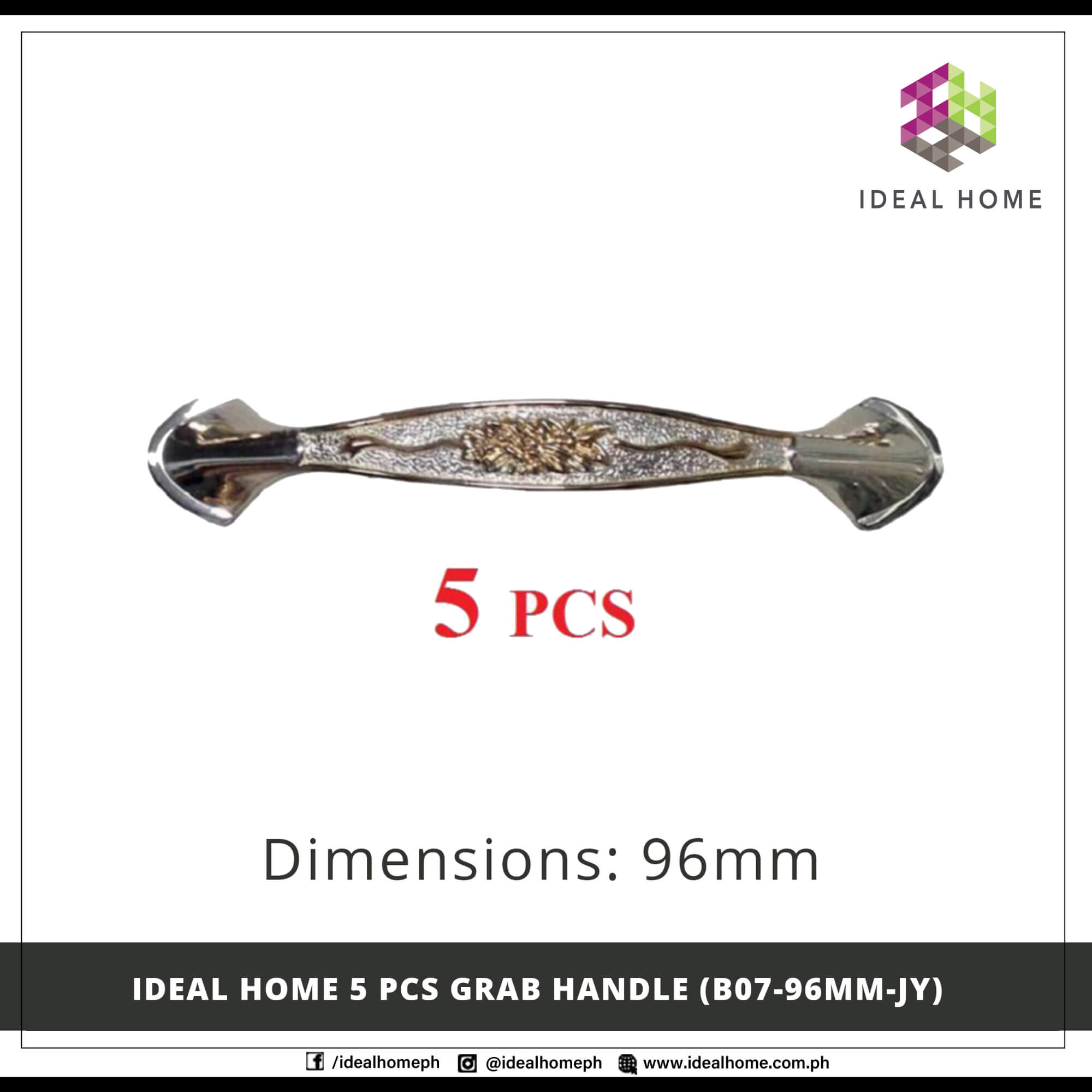 5 PCS Grab Handle (B07-96mm-JY)