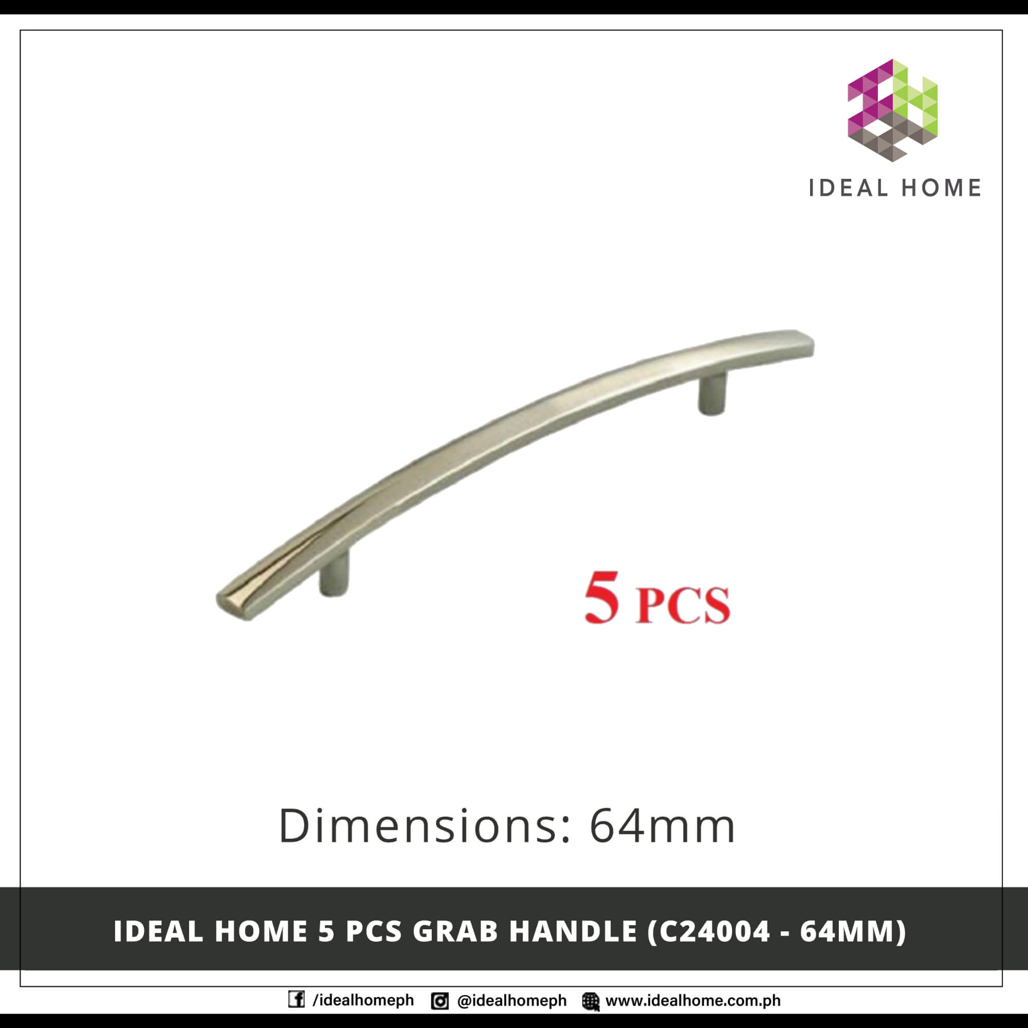 5 PCS Grab Handle (C24004 – 64mm)